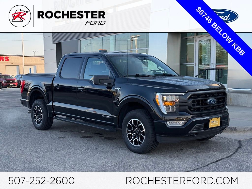 Agate Black Metallic 2023 Ford F-150 Pickup Truck Four-Wheel Drive Automatic
