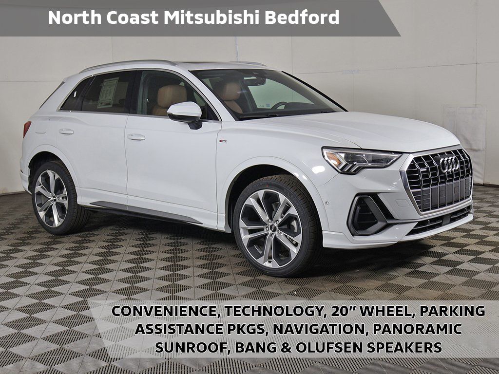 Glacier White Metallic 2021 Audi Q3 quattro Premium Plus S Line 45 TFSI SUV / Crossover All-Wheel Drive 8-Speed Automatic