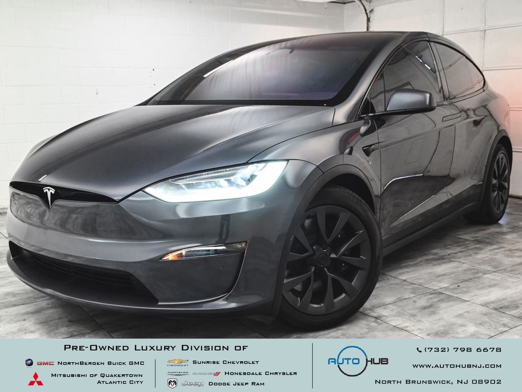Stealth Gray 2023 Tesla Model X Standard Range AWD Sedan All-Wheel Drive 1-Speed Automatic