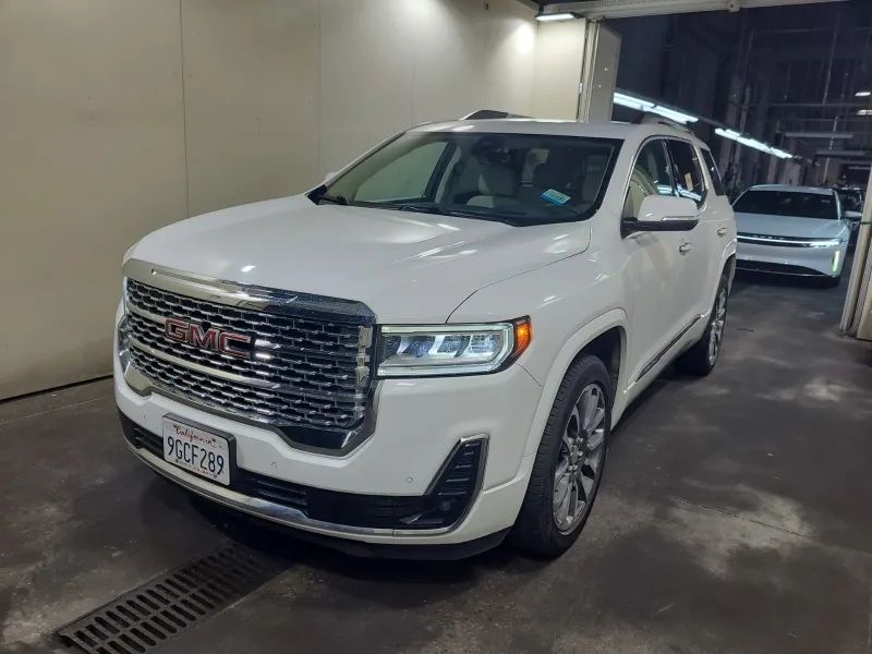 Summit White 2023 GMC Acadia Denali AWD SUV / Crossover Four-Wheel Drive 9-Speed Automatic