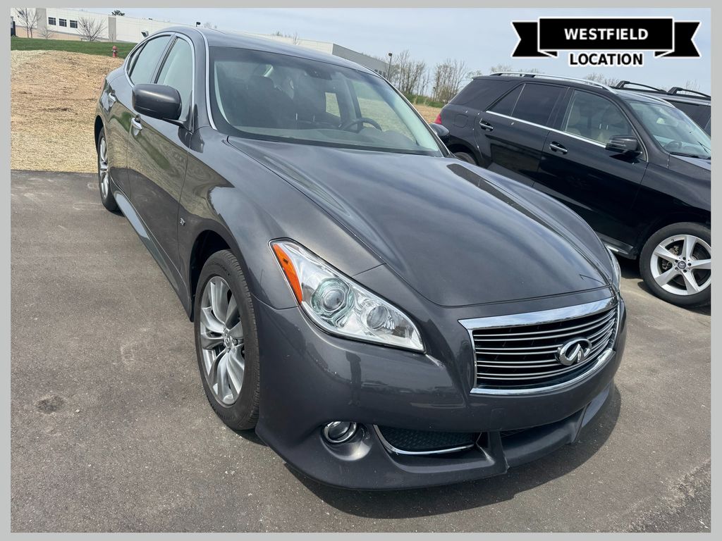 Storm Front Gray 2014 INFINITI Q70 3.7 AWD Sedan All-Wheel Drive 7-Speed Automatic