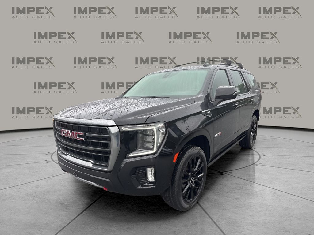 Onyx Black 2021 GMC Yukon AT4 4WD SUV / Crossover Four-Wheel Drive
