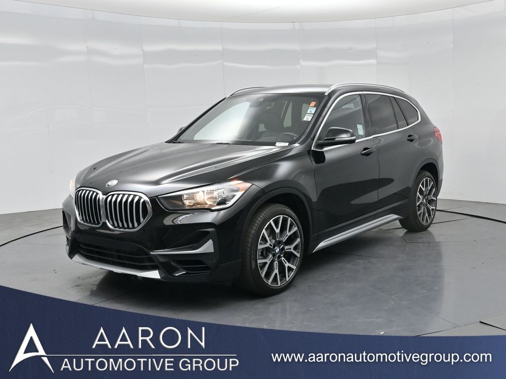 Jet Black 2021 BMW X1 SUV / Crossover Front-Wheel Drive 8-Speed Automatic