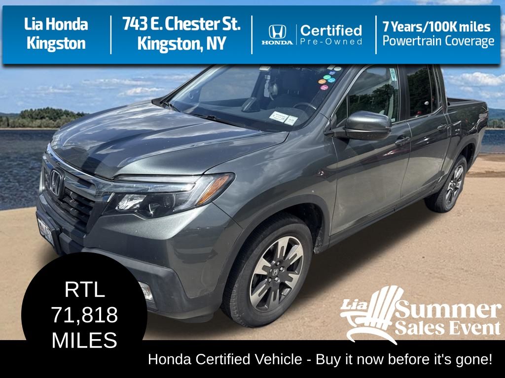 Forest Mist Metallic 2019 Honda Ridgeline Pickup Truck All-Wheel Drive 6-Speed Automatic