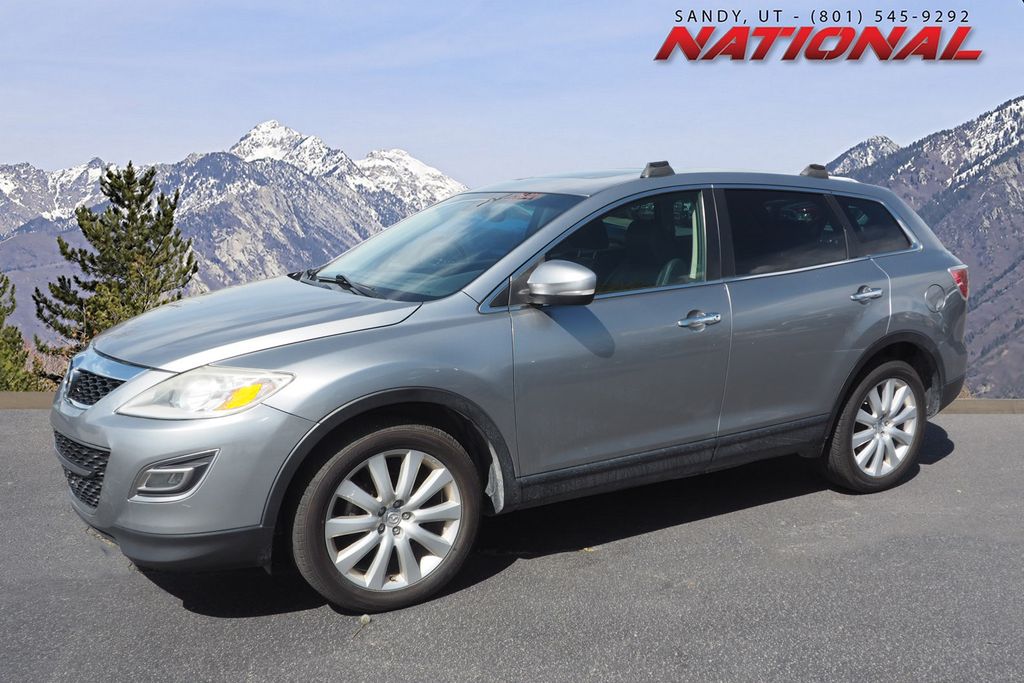 Liquid Silver Metallic 2010 Mazda CX-9 Grand Touring SUV / Crossover Front-Wheel Drive 6-Speed Automatic