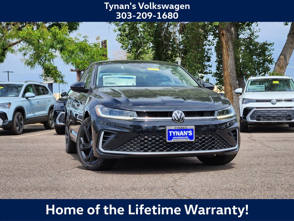 Black 2026 Volkswagen Jetta Sedan Front-Wheel Drive 8-Speed Automatic
