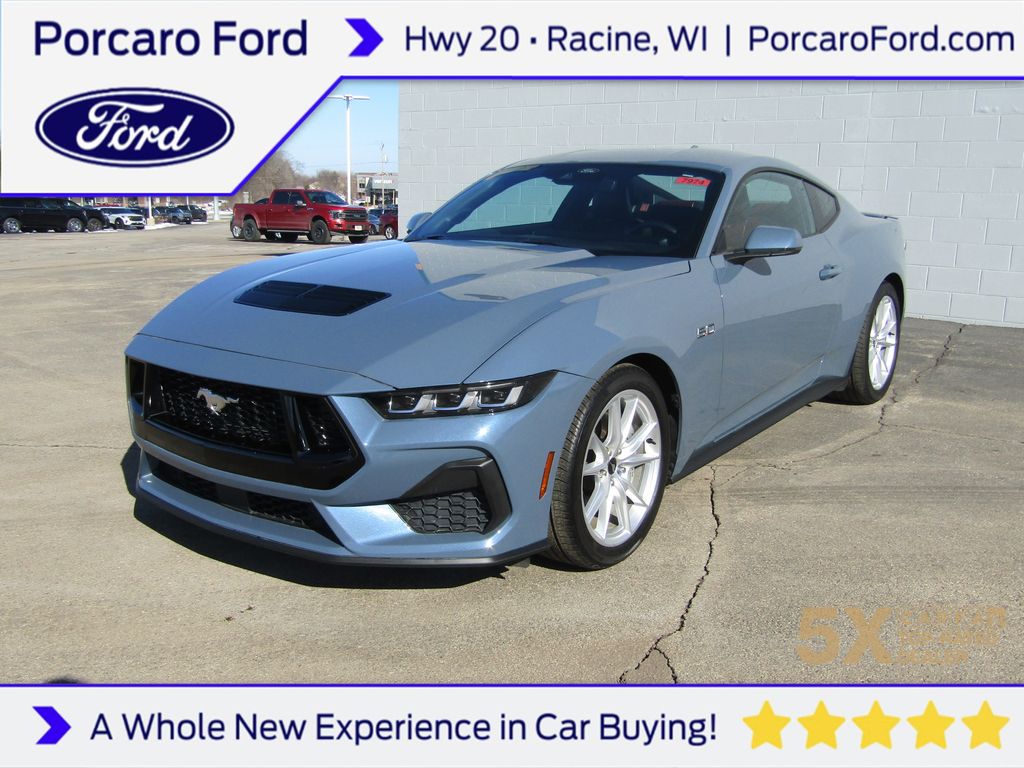 Vapor Blue Metallic 2025 Ford Mustang GT Premium Fastback RWD Coupe Rear-Wheel Drive Automatic