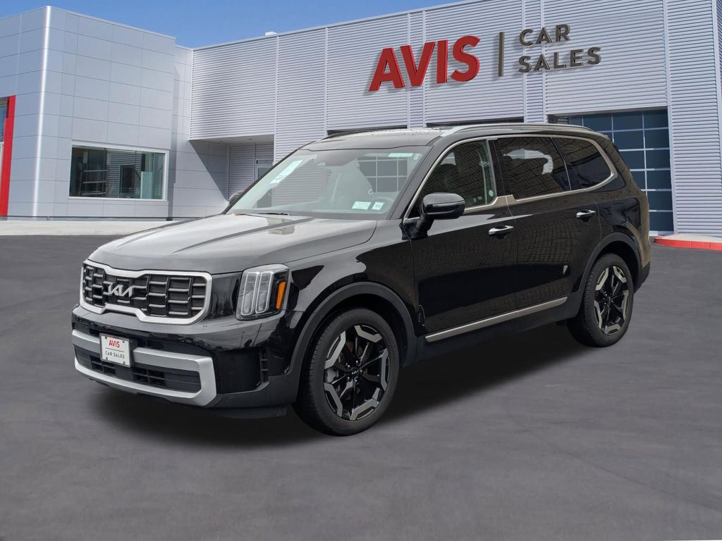 Ebony Black 2025 Kia Telluride S AWD SUV / Crossover All-Wheel Drive 8-Speed Automatic
