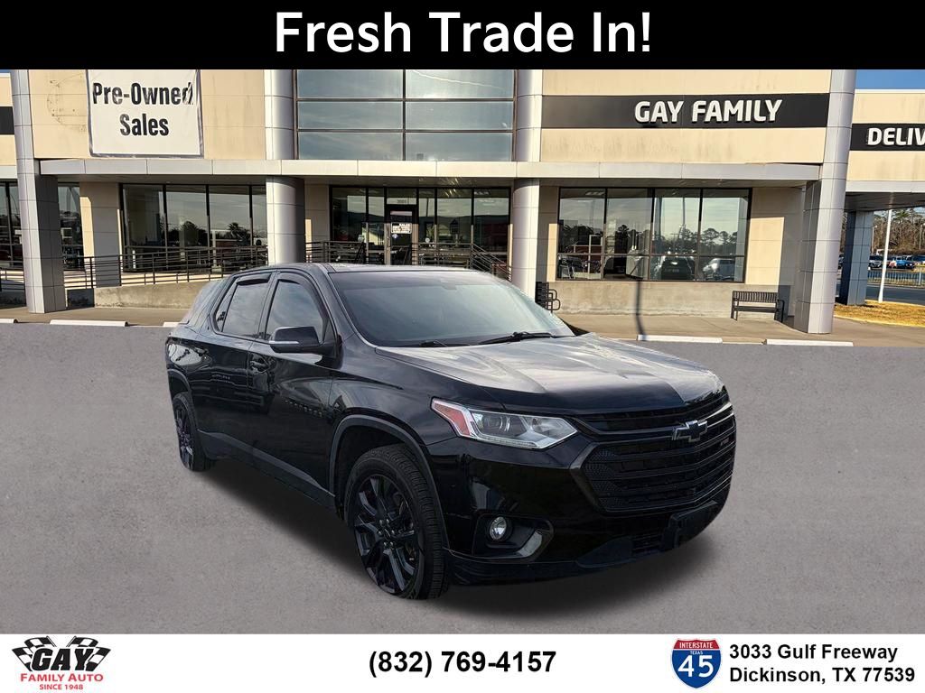 Black Metallic 2021 Chevrolet Traverse RS FWD SUV / Crossover Front-Wheel Drive 9-Speed Automatic