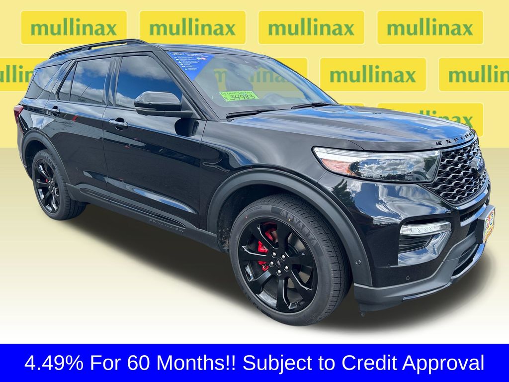 Agate Black Metallic 2022 Ford Explorer ST AWD SUV / Crossover All-Wheel Drive Automatic