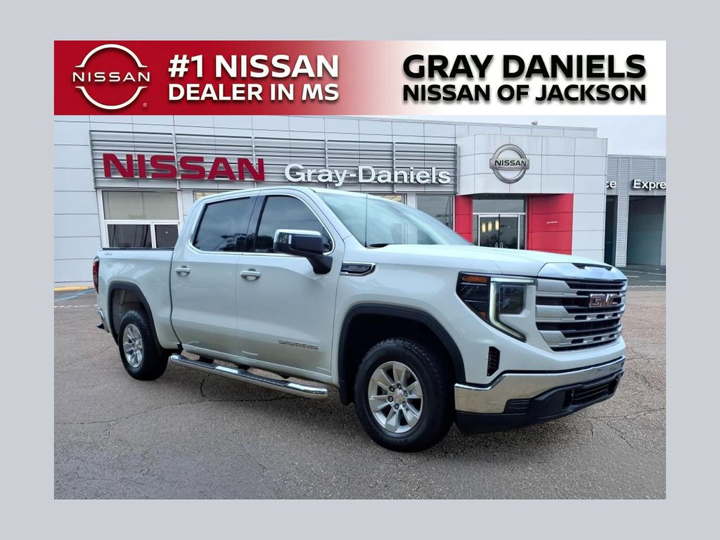Summit White 2022 GMC Sierra 1500 Pickup Truck Four-Wheel Drive 8-Speed Automatic