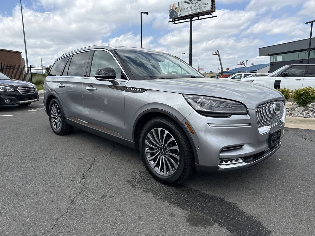 Silver Radiance Metallic 2020 Lincoln Aviator Reserve RWD SUV / Crossover Rear-Wheel Drive Automatic