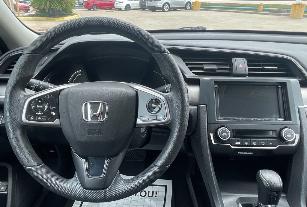 2019 Honda Civic LX Silver at DeMontrond Automotive Group