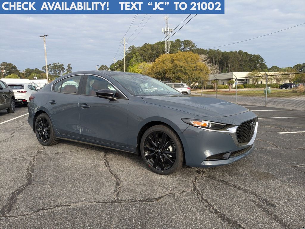 Polymetal Gray Metallic 2026 Mazda MAZDA3 2.5 S Carbon Edition Sedan AWD Sedan All-Wheel Drive 6-Speed Automatic