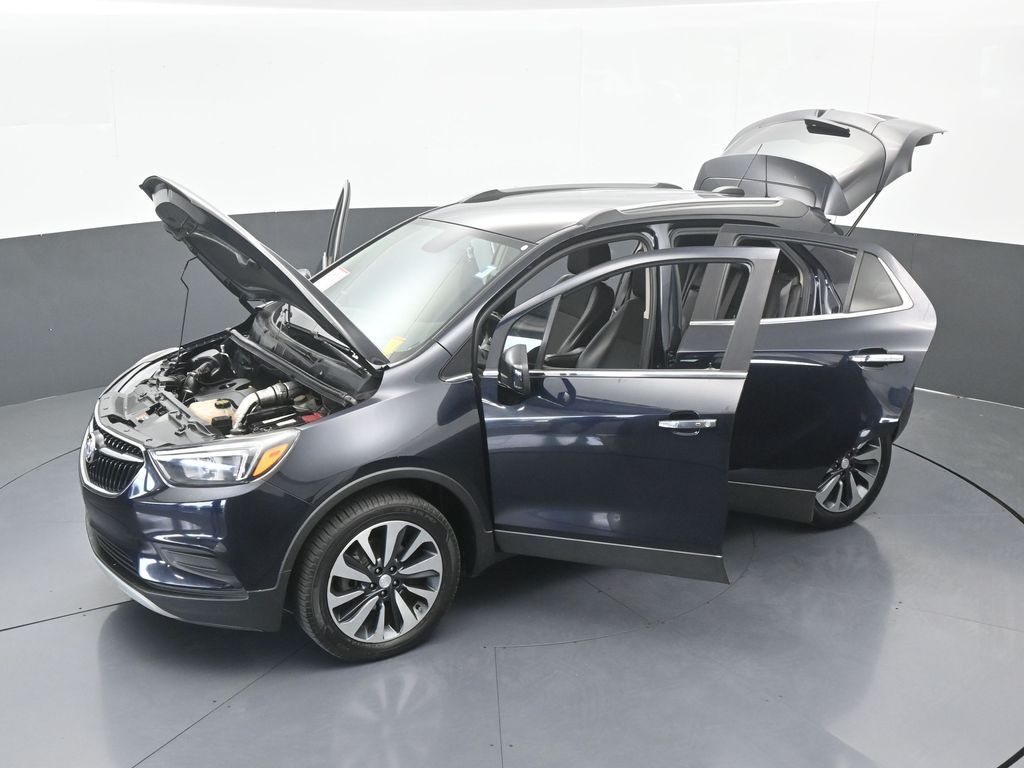 Used 2021 Dark Moon Blue Metallic Buick Preferred image 61