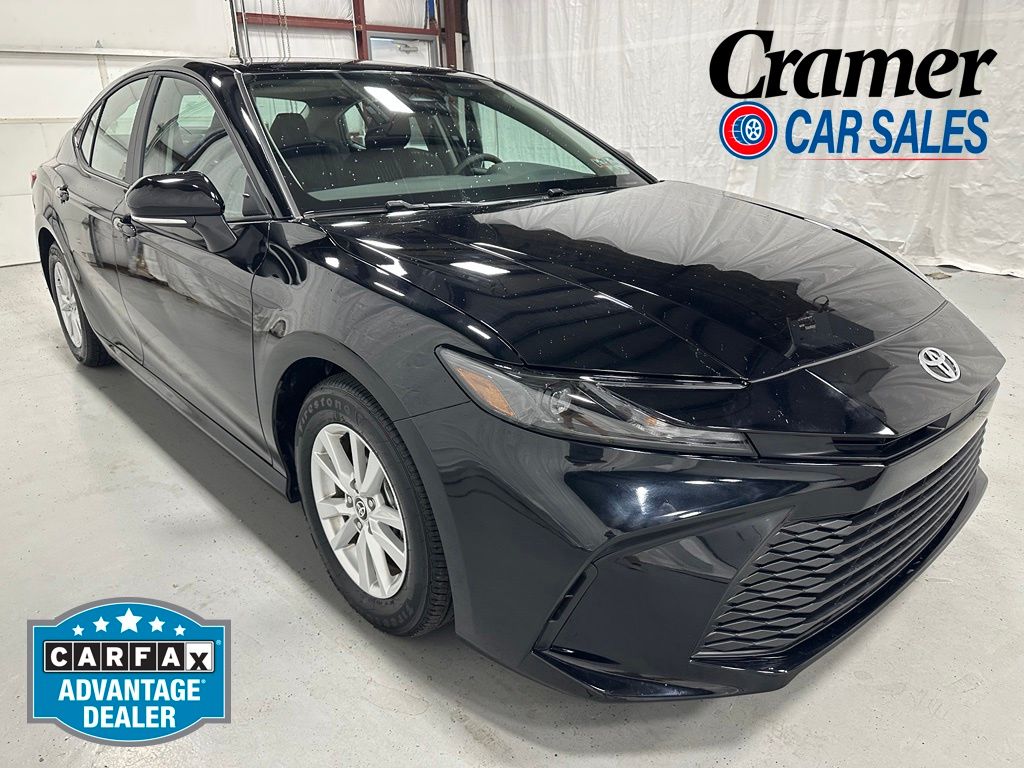 Midnight Black Metallic 2026 Toyota Camry Sedan Front-Wheel Drive Continuously Variable Transmission