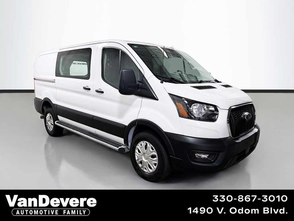 Oxford White 2025 Ford Transit Cargo Van Rear-Wheel Drive 