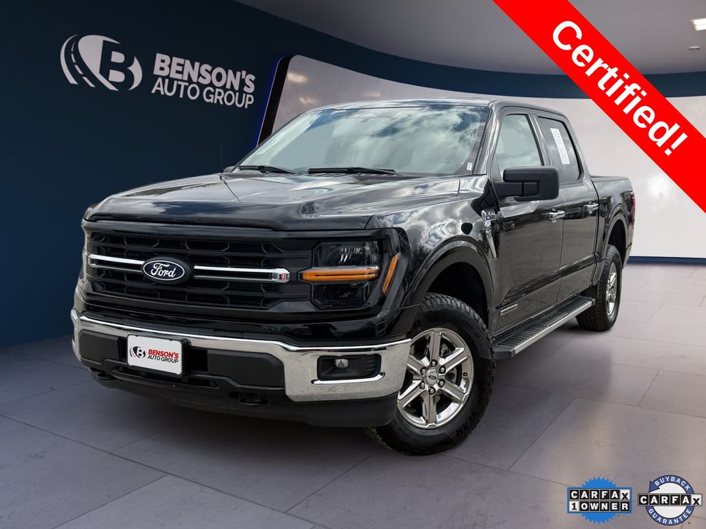 Black Metallic 2025 Ford F-150 Pickup Truck Four-Wheel Drive Automatic
