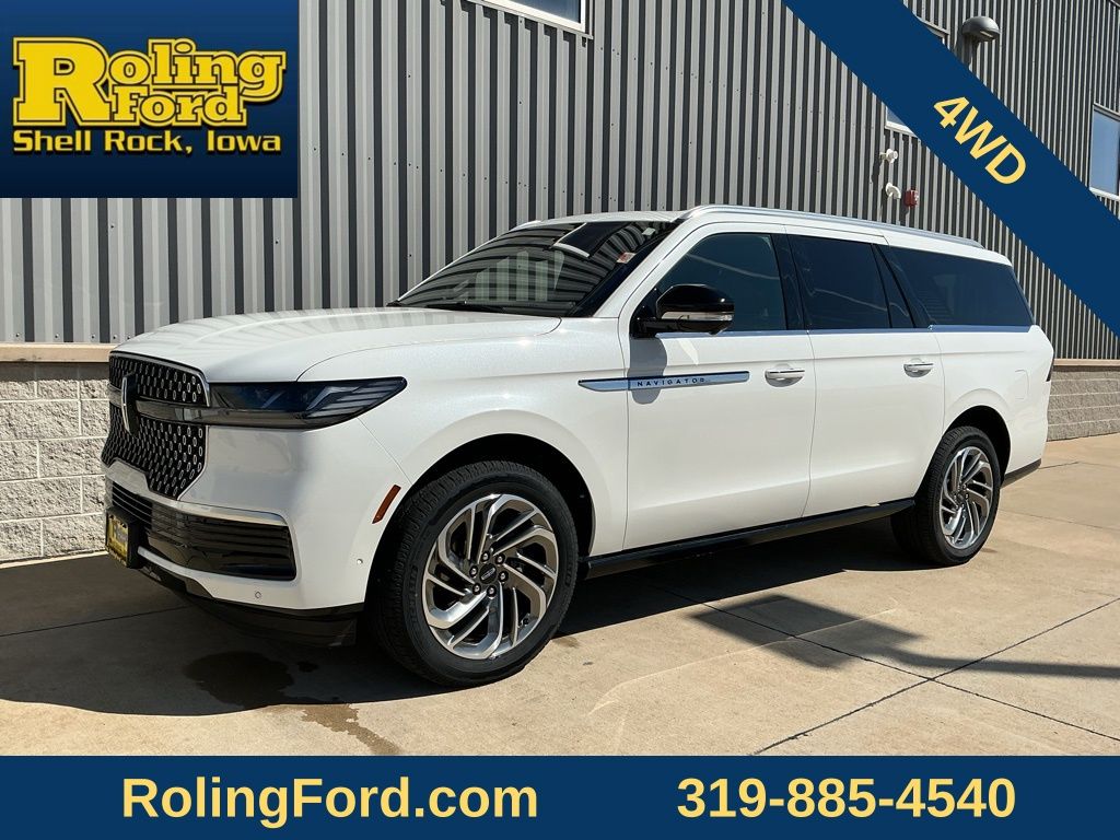 White Metallic 2025 Lincoln Navigator SUV / Crossover Four-Wheel Drive Automatic
