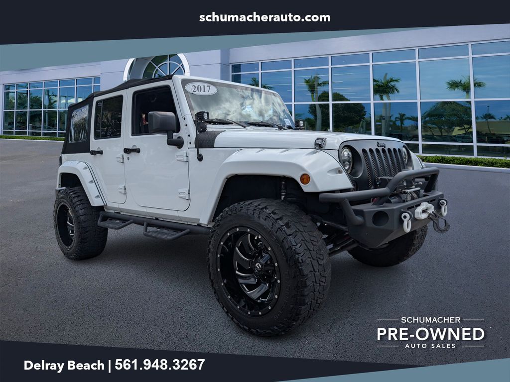 used 2017 Jeep Wrangler car, priced at $23,000