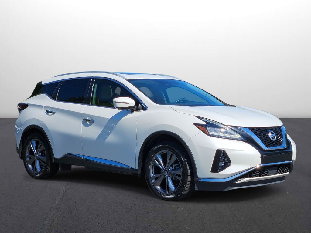 Pearl White Tricoat 2019 Nissan Murano SUV / Crossover Front-Wheel Drive Continuously Variable Transmission