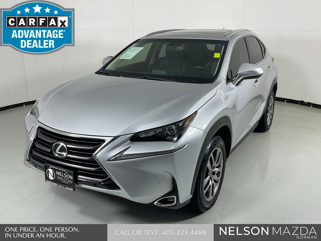 Silver 2015 Lexus NX 200t AWD SUV / Crossover All-Wheel Drive 6-Speed Automatic