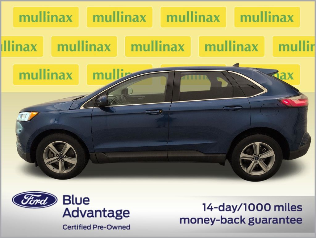 Certified Used 2021 Blue Ford SEL image 9