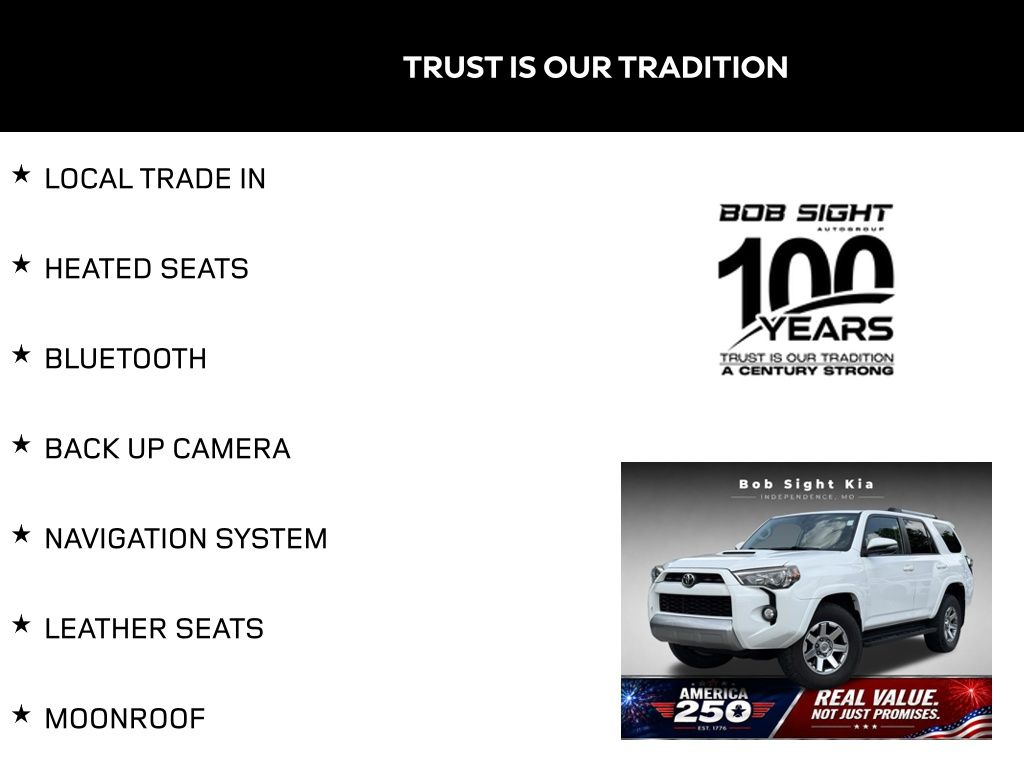 Used 2016 Toyota 4Runner Trail Premium with VIN JTEBU5JR2G5367398 for sale in Kansas City