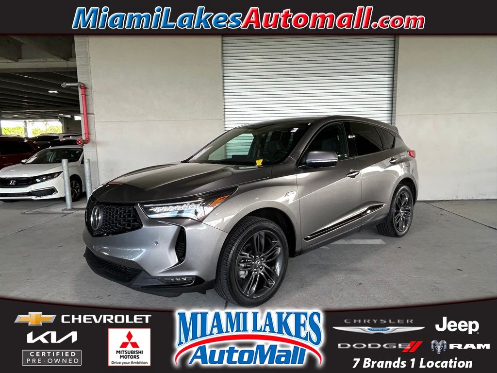Liquid Carbon Metallic 2023 Acura RDX SUV / Crossover Front-Wheel Drive Automatic