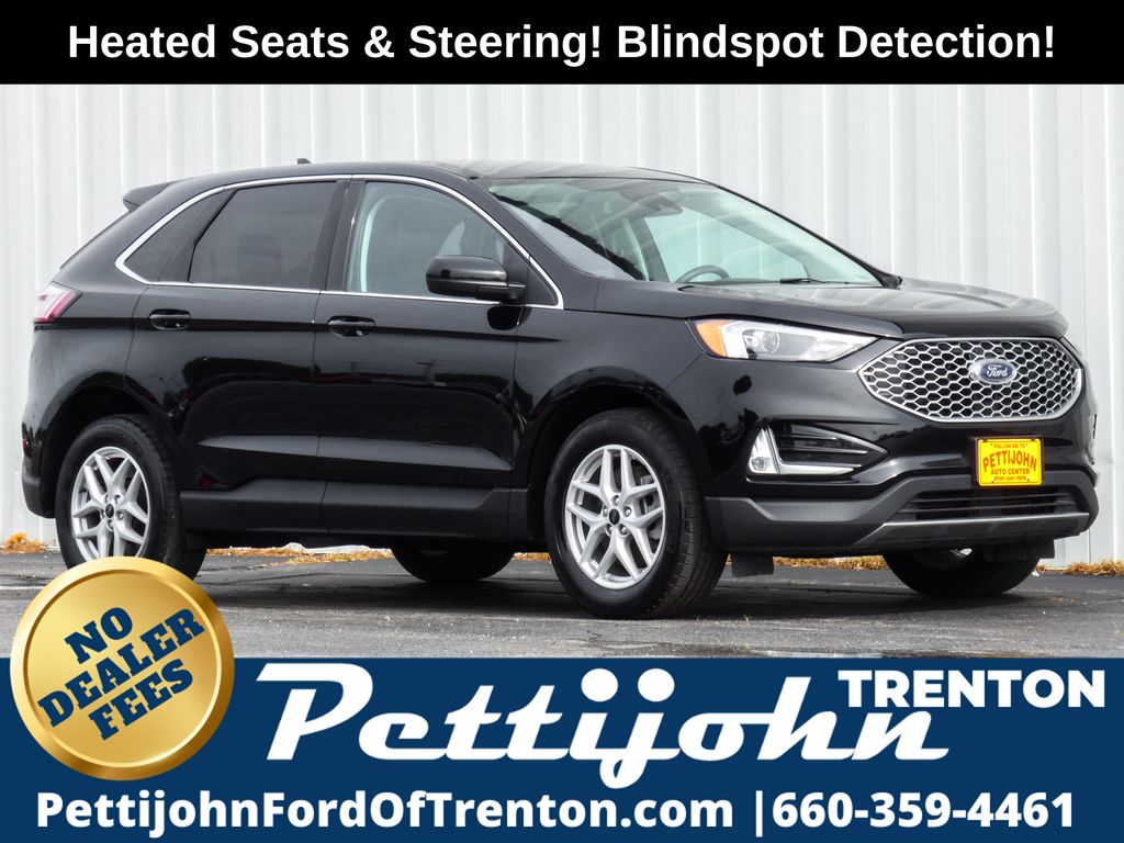Black Metallic 2024 Ford Edge SEL AWD SUV / Crossover All-Wheel Drive 8-Speed Automatic