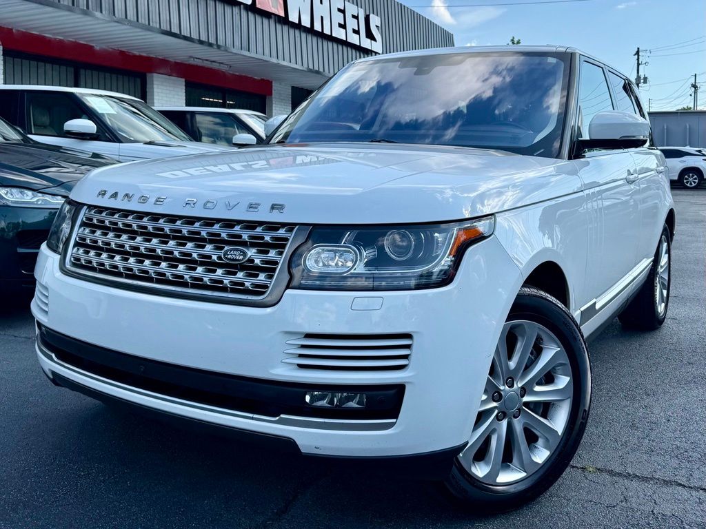 White 2016 Land Rover Range Rover SUV / Crossover All-Wheel Drive 8-Speed Automatic