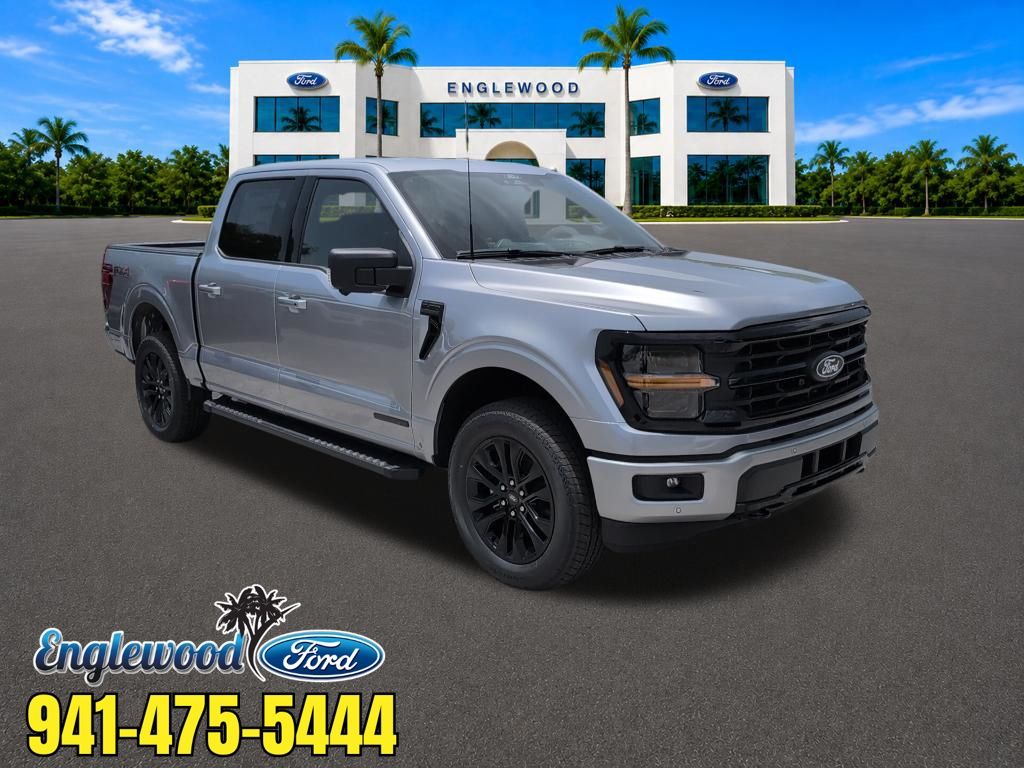 Iconic Silver Metallic 2026 Ford F-150 Pickup Truck Four-Wheel Drive Automatic