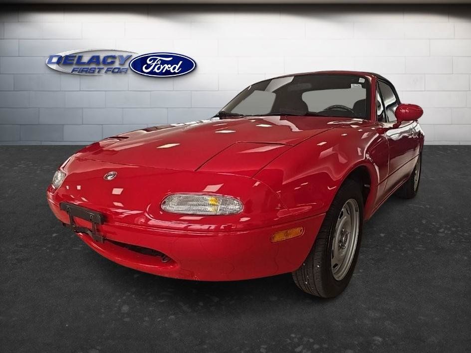Red 1994 Mazda MX-5 Miata Convertible Rear-Wheel Drive 5-Speed Manual