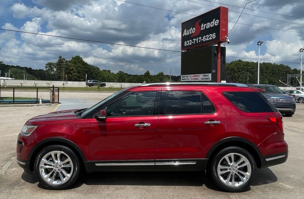 2018 Ford Explorer Limited Red at Bayway Cadillac of The Woodlands