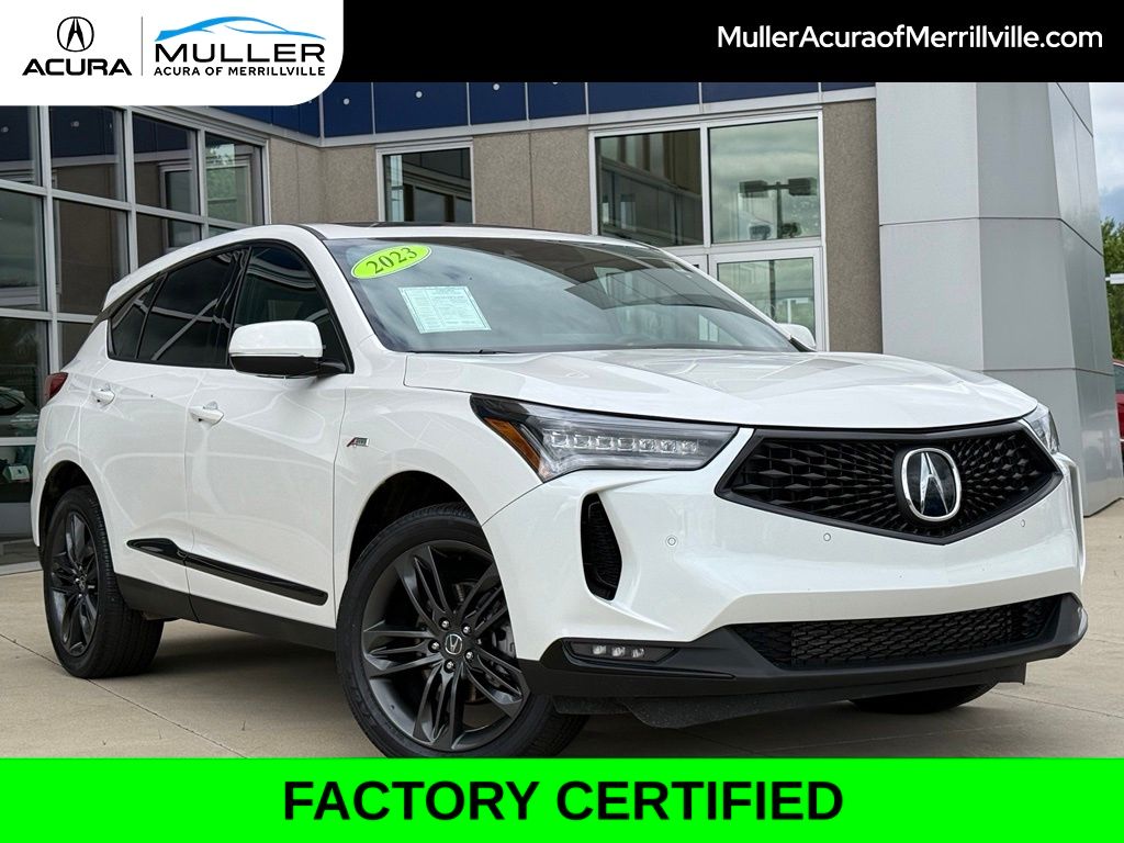 Platinum White Pearl 2023 Acura RDX SUV / Crossover All-Wheel Drive Automatic