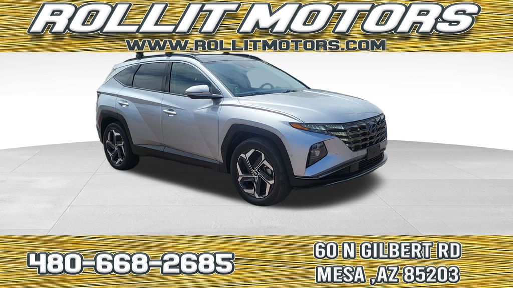 Shimmering Silver 2024 Hyundai Tucson Hybrid Limited AWD SUV / Crossover All-Wheel Drive 6-Speed Automatic