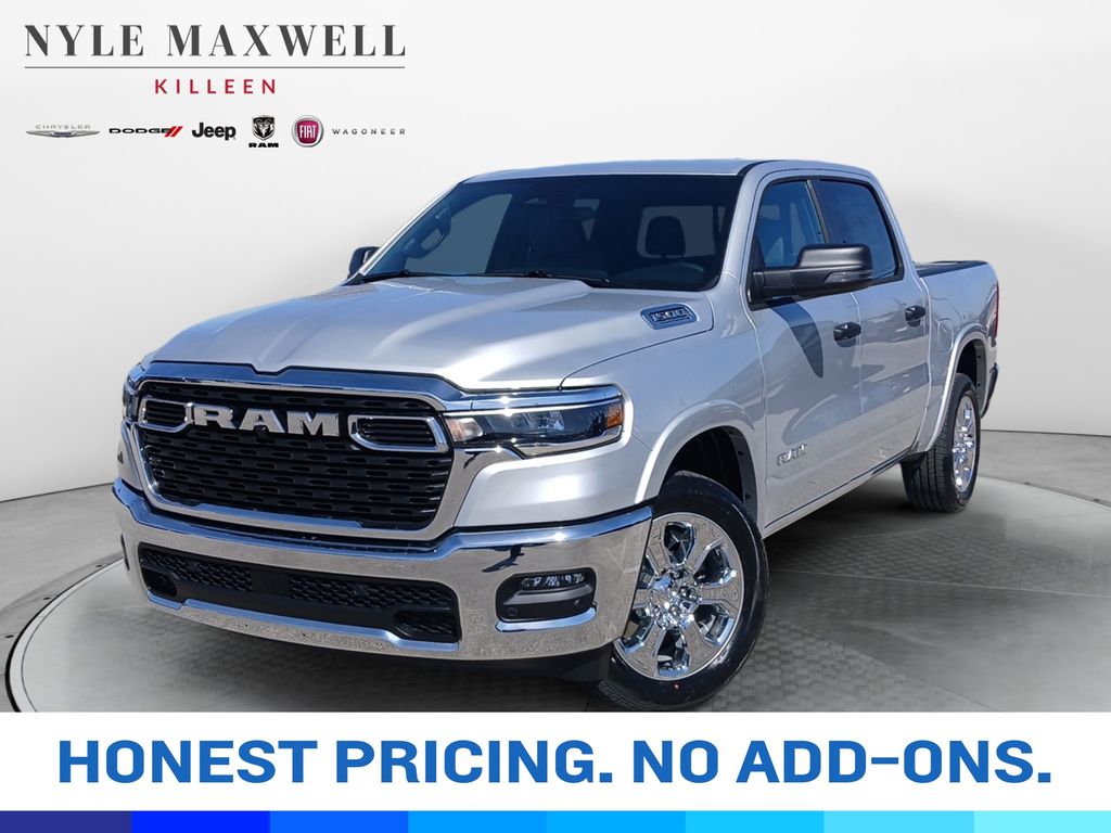 Silver Zynith 2026 RAM 1500 Big Horn Crew Cab RWD Pickup Truck 4X2 8-Speed Automatic