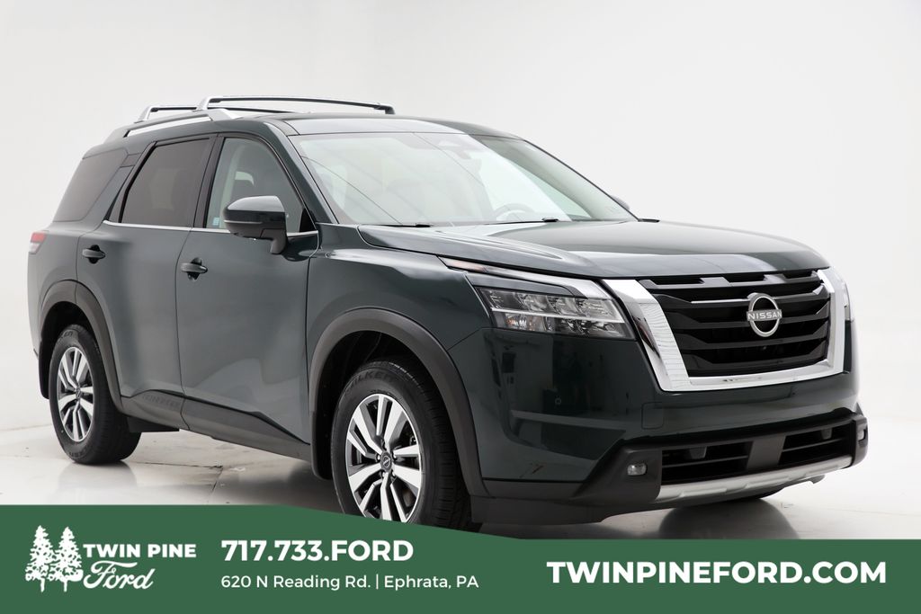 Black (Obsidian Green Pearl) 2023 Nissan Pathfinder SL 4WD SUV / Crossover All-Wheel Drive Automatic