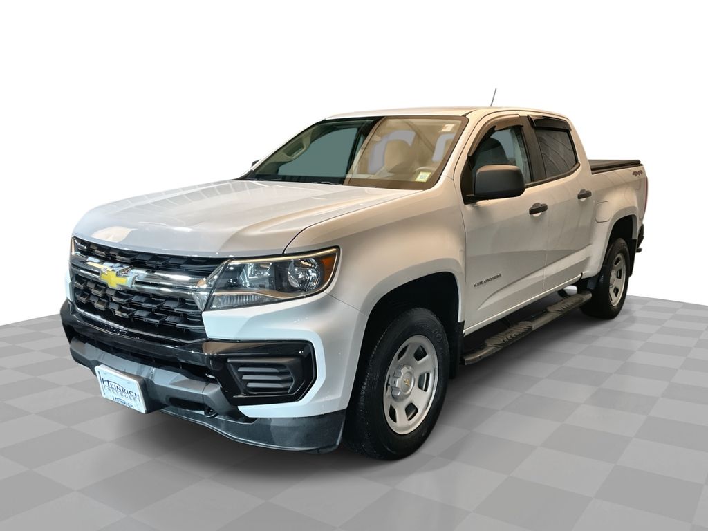 Summit White 2022 Chevrolet Colorado Pickup Truck Four-Wheel Drive 8-Speed Automatic