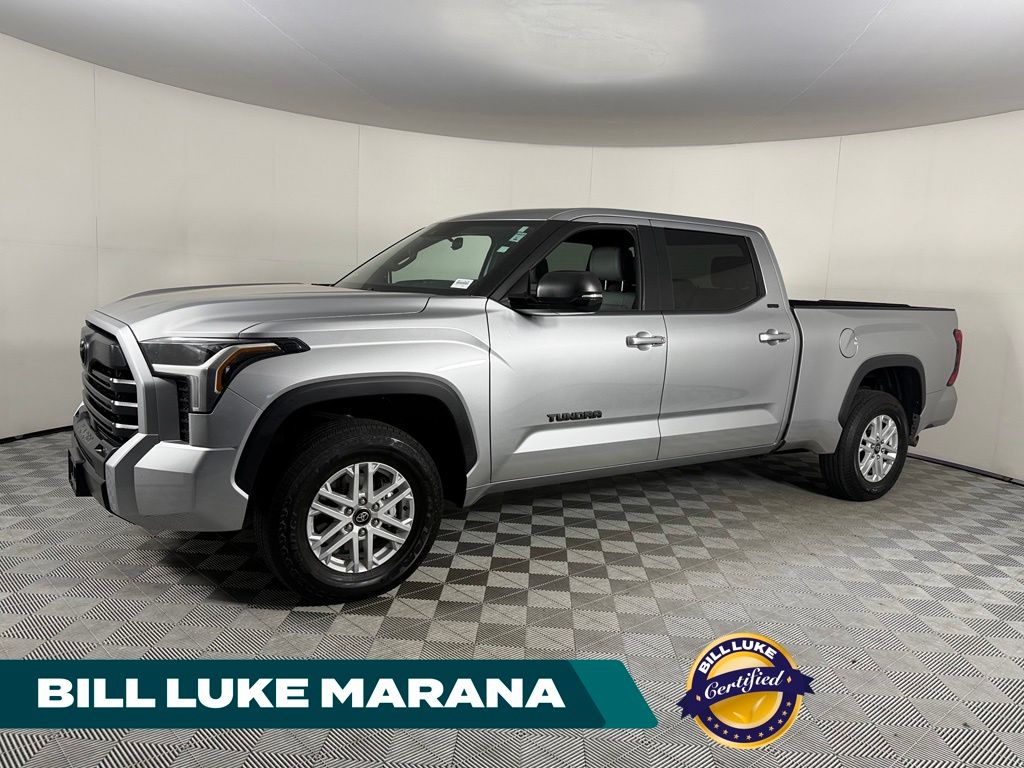 Celestial Silver Metallic 2025 Toyota Tundra Pickup Truck Four-Wheel Drive Automatic
