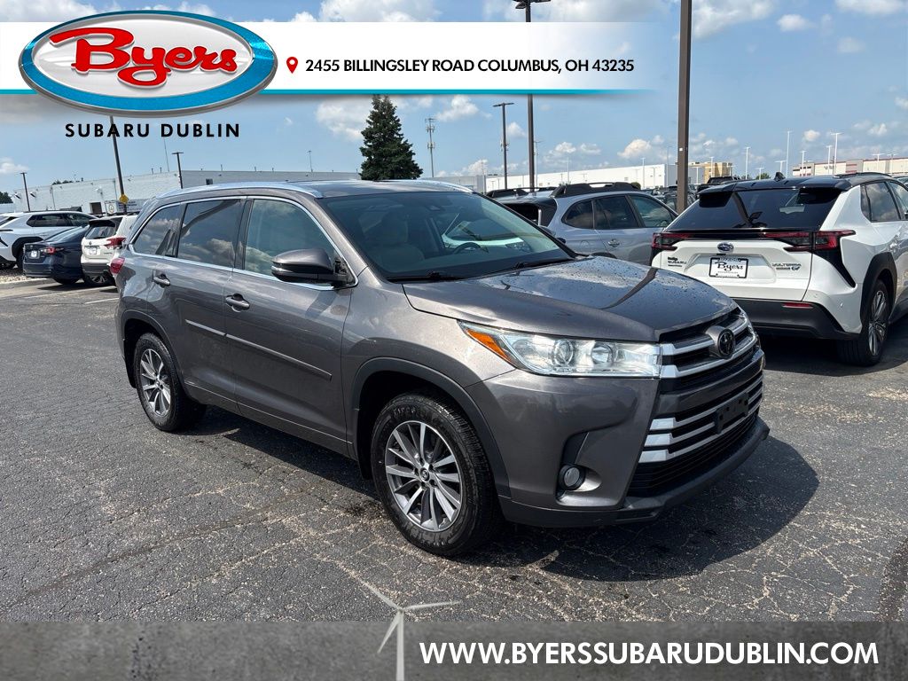 Predawn Gray Mica 2018 Toyota Highlander SUV / Crossover All-Wheel Drive 8-Speed Automatic