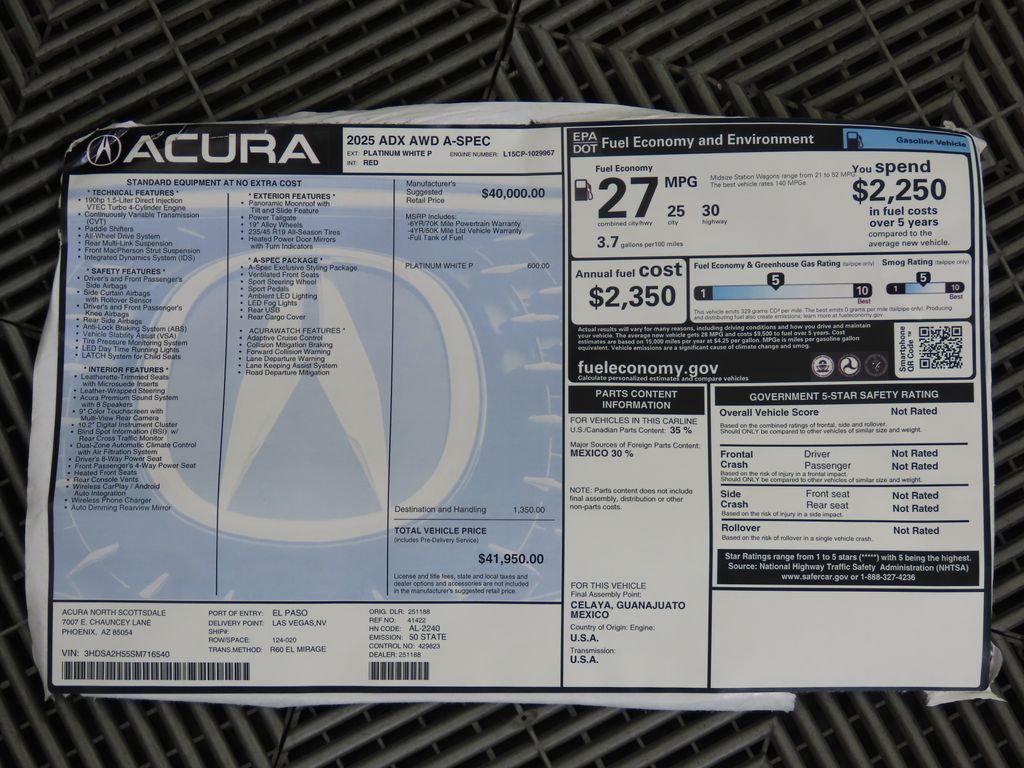 Thumbnail: 2025 Acura ADX - 9