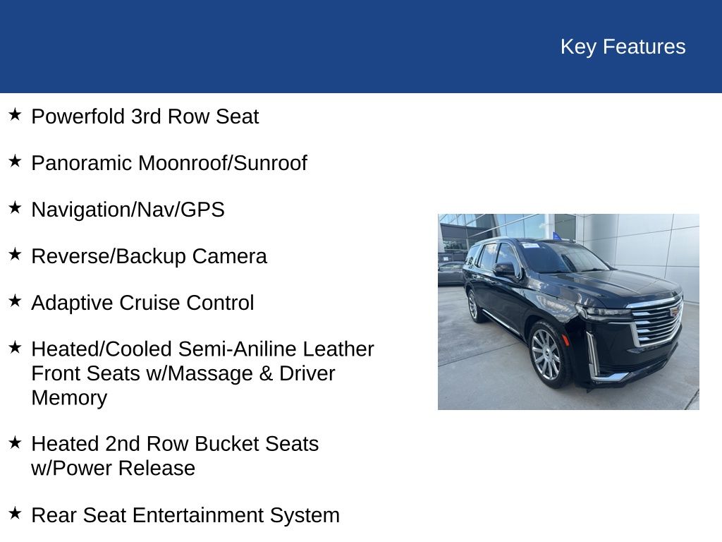 2023 Cadillac Escalade 4WD Premium Luxury Platinum
