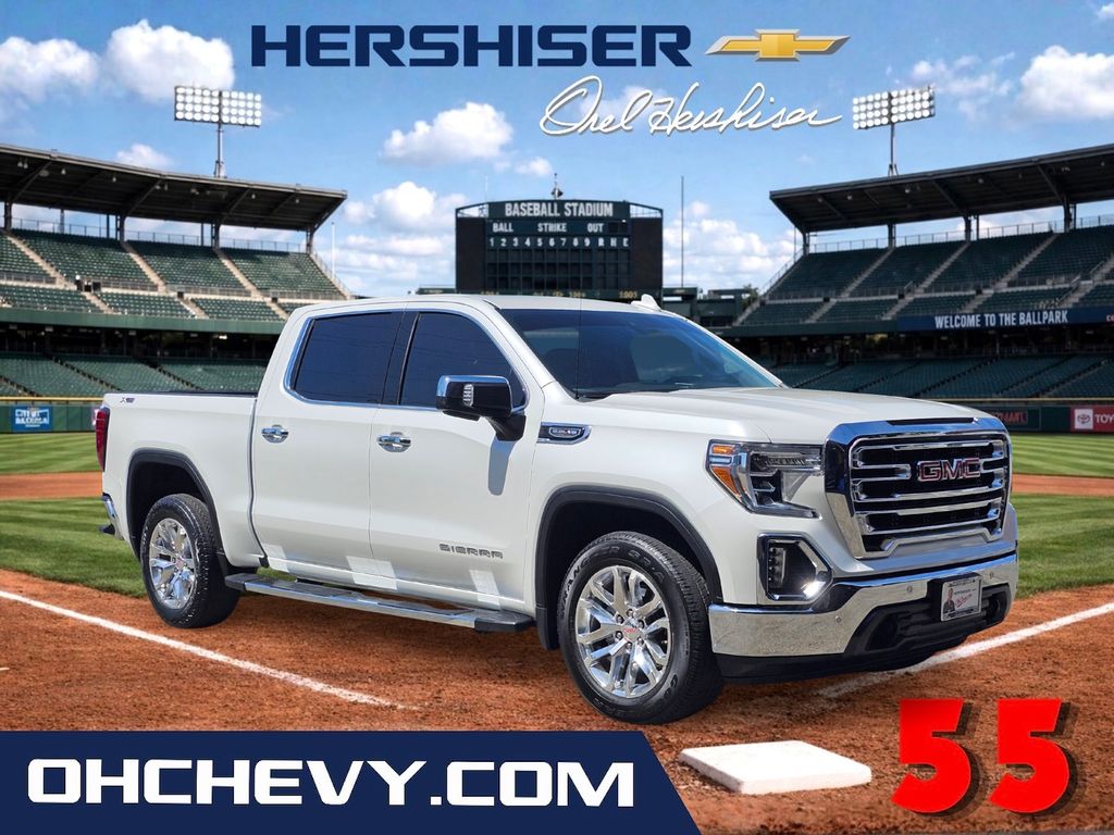 White Frost Tricoat 2020 GMC Sierra 1500 Pickup Truck Four-Wheel Drive Automatic