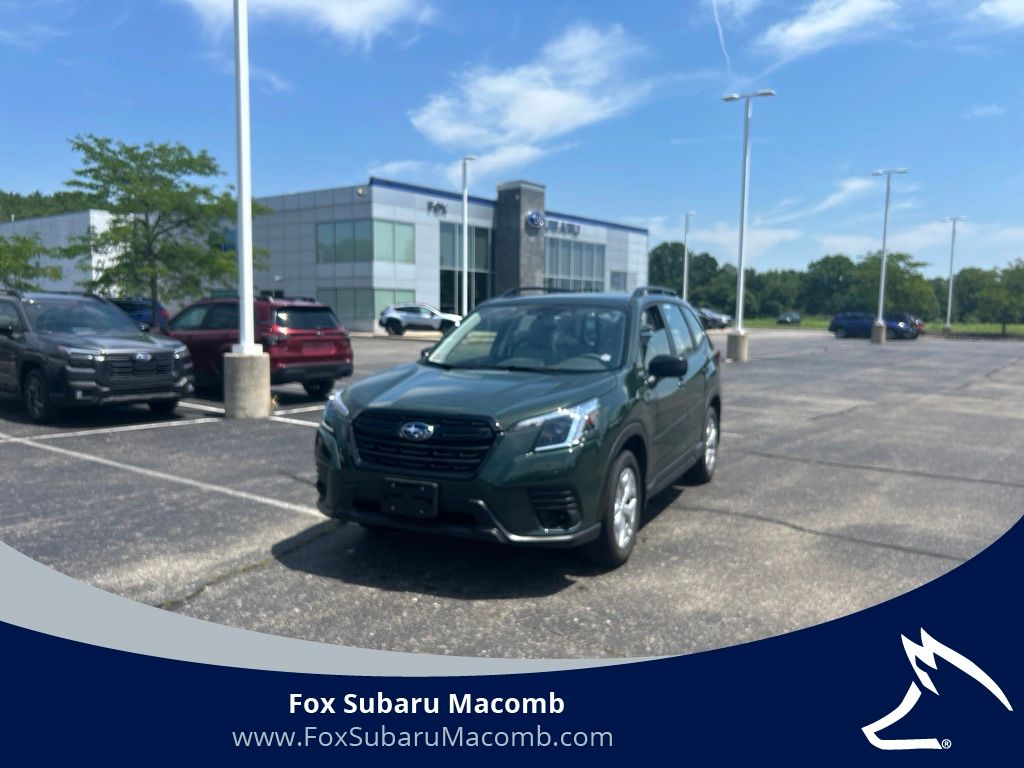 Cascade Green Silica 2023 Subaru Forester SUV / Crossover All-Wheel Drive Continuously Variable Transmission