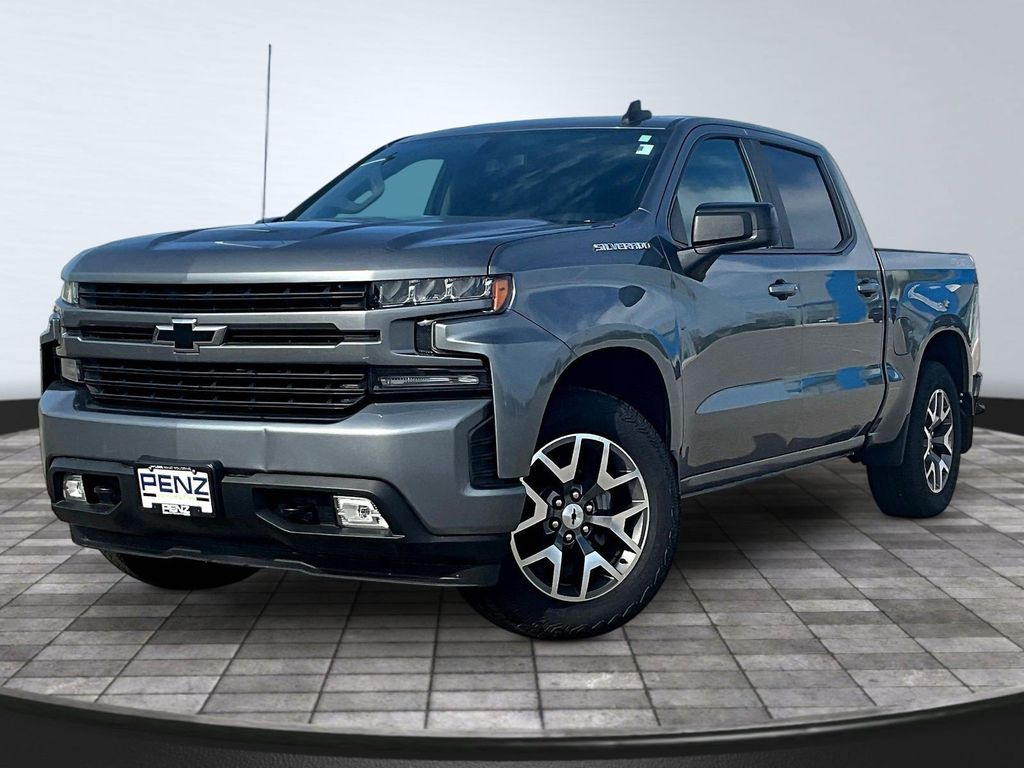 Gray (Satin Steel Metallic) 2020 Chevrolet Silverado 1500 Pickup Truck Four-Wheel Drive 8-Speed Automatic