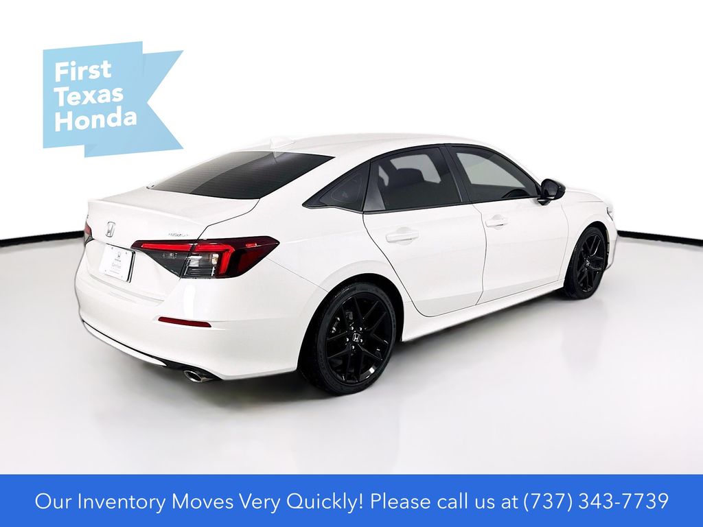 Used Car 2025 Honda Civic  Sedan 4 Dr. Sport Front Wheel Drive For Sale Under $30,000 In Austin, Texas