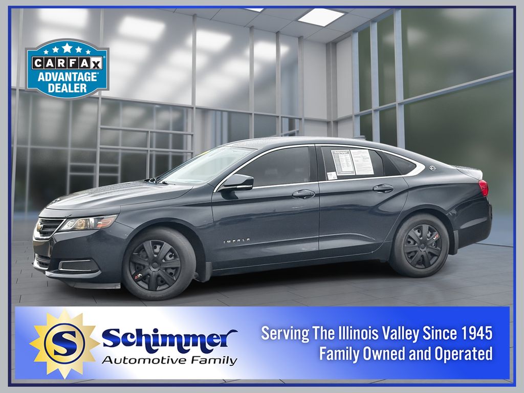 Blue 2015 Chevrolet Impala Sedan Front-Wheel Drive 6-Speed Automatic