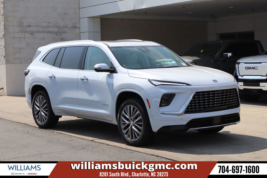 Iridescent White Tricoat 2026 Buick Enclave SUV / Crossover Front-Wheel Drive 8-Speed Automatic