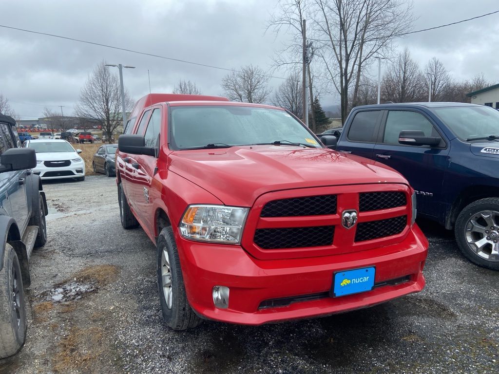 Flame Red Clearcoat 2019 RAM 1500 Classic Express Quad Cab 4WD Pickup Truck Four-Wheel Drive 8-Speed Automatic